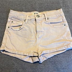 Garage pink high waisted shorts